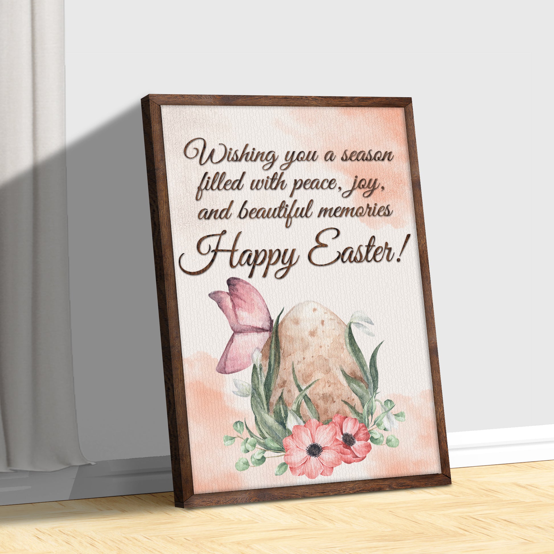 Easter Wishes Sign Style 2 - Image by Tailored Canvases