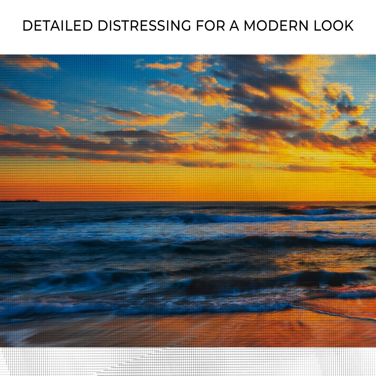 Sunrise On Atlantic Ocean Canvas Wall Art II Zoom - Image by Tailored Canvases