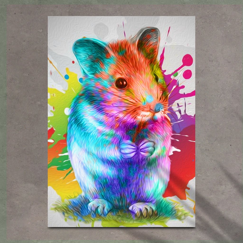Get the Hamster Wall Decor if You Can’t Get the Real Thing - by Tailored Canvases