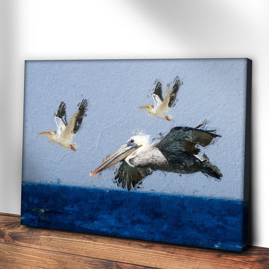 Complete Your Nautical Theme With a Pelican Wall Art - by Tailored Canvases