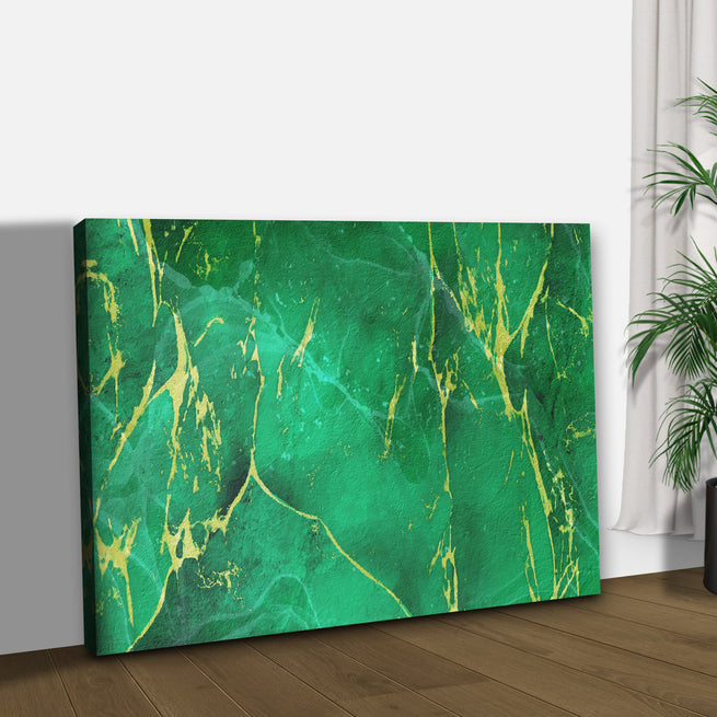 Minimalist Chic: How Green Wall Art Impacts Your Mood and Productivity - Image by Tailored Canvases