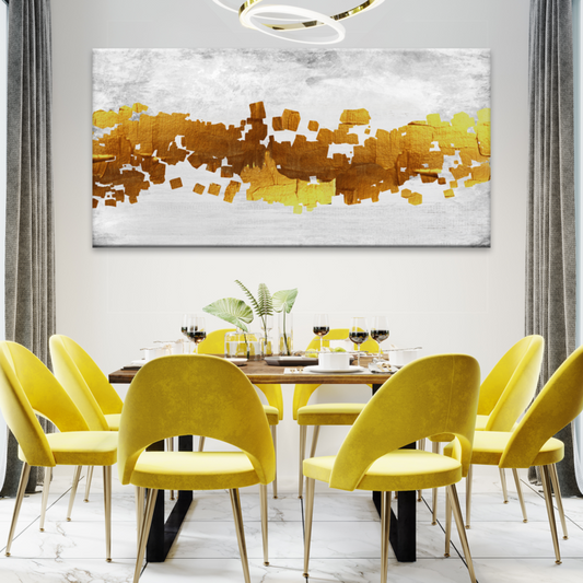 The Yellow Brilliance: A Guide On How To Decorate A Yellow Wall - Image by Tailored Canvases
