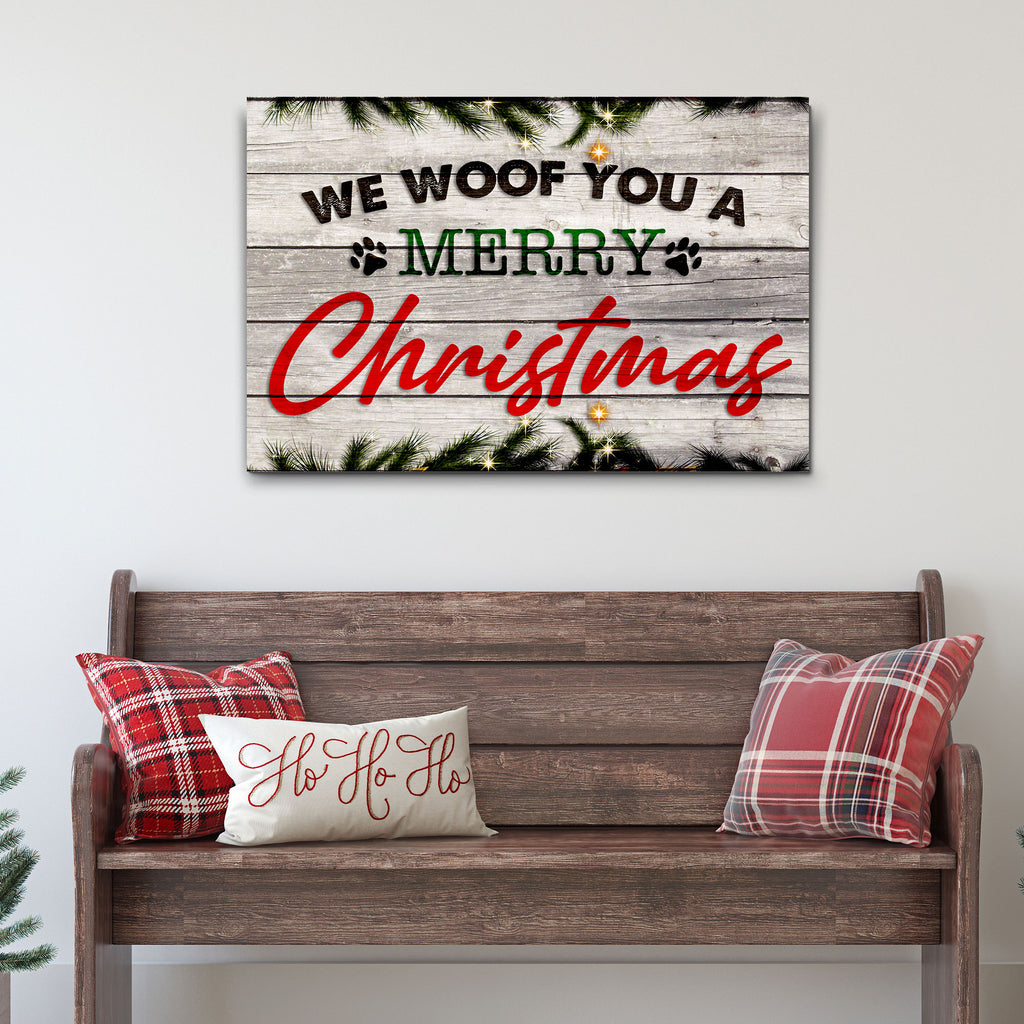 Deck The Walls: How To Decorate Christmas Wall - Image by Tailored Canvases