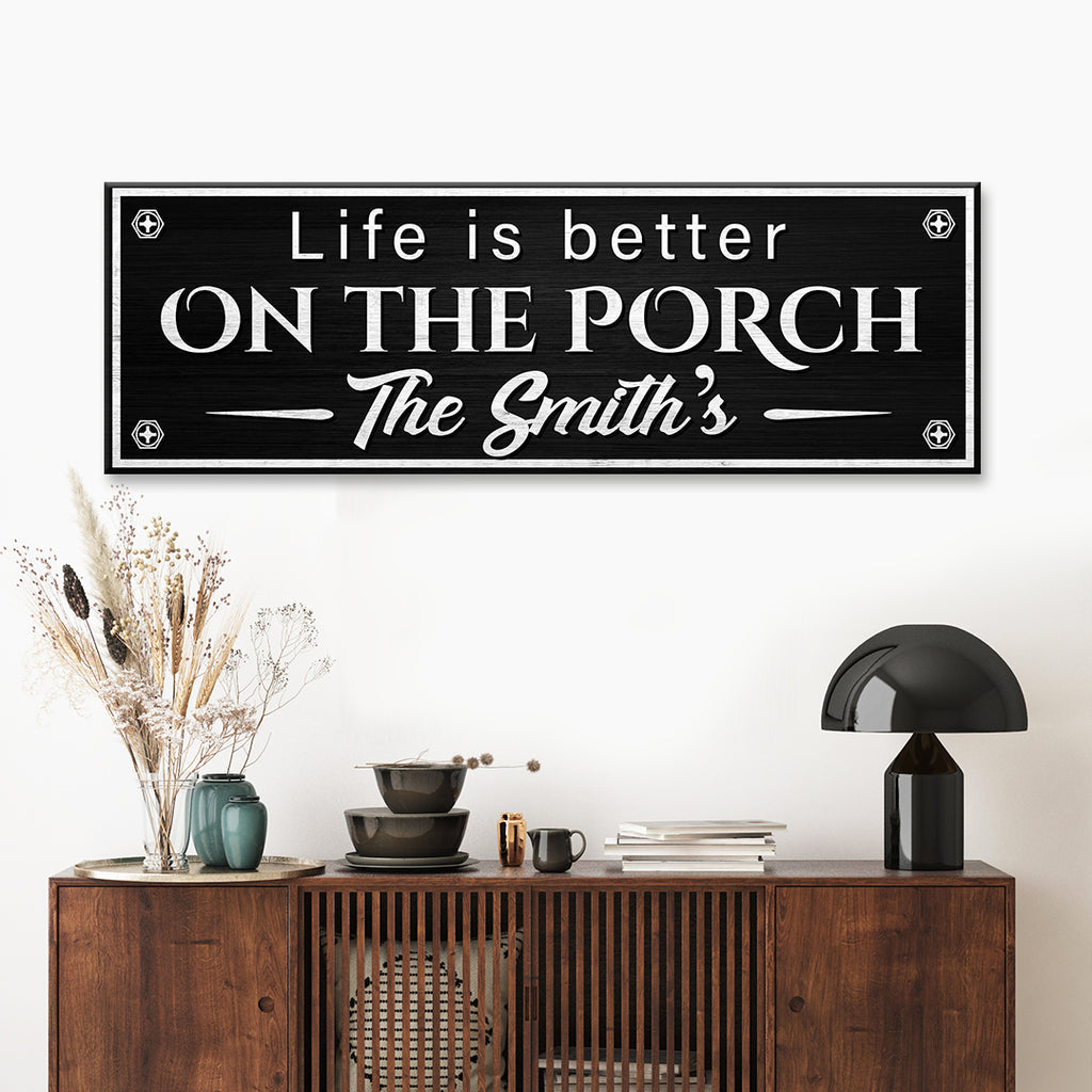 Enhance Your Home’s Aesthetic With Beautiful Porch Signs - Image by Tailored Canvases