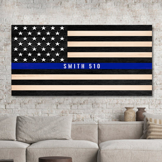 Printed Pride: Custom Police Officer Signs for Our Brave Law Enforcement Officers - Image by Tailored Canvases