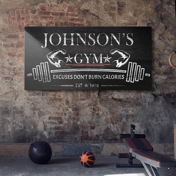 Home Gym Wall Decor To Keep You Motivated Tailored Canvases Wall