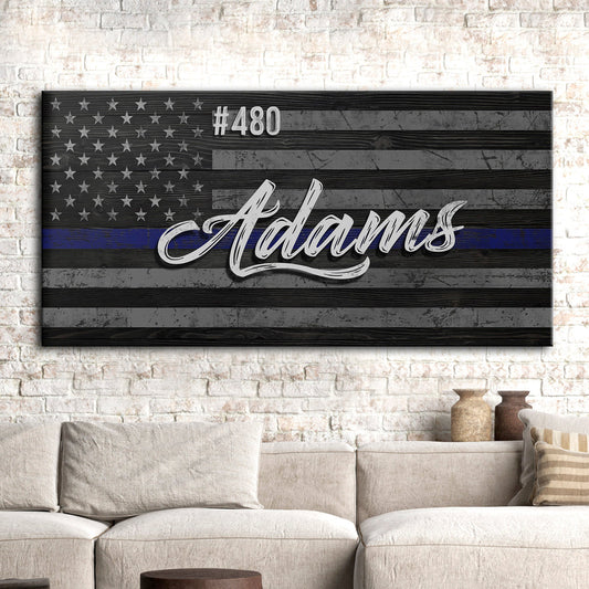 Creative Ways To Display Your Police Officer Signs - Image by Tailored Canvases