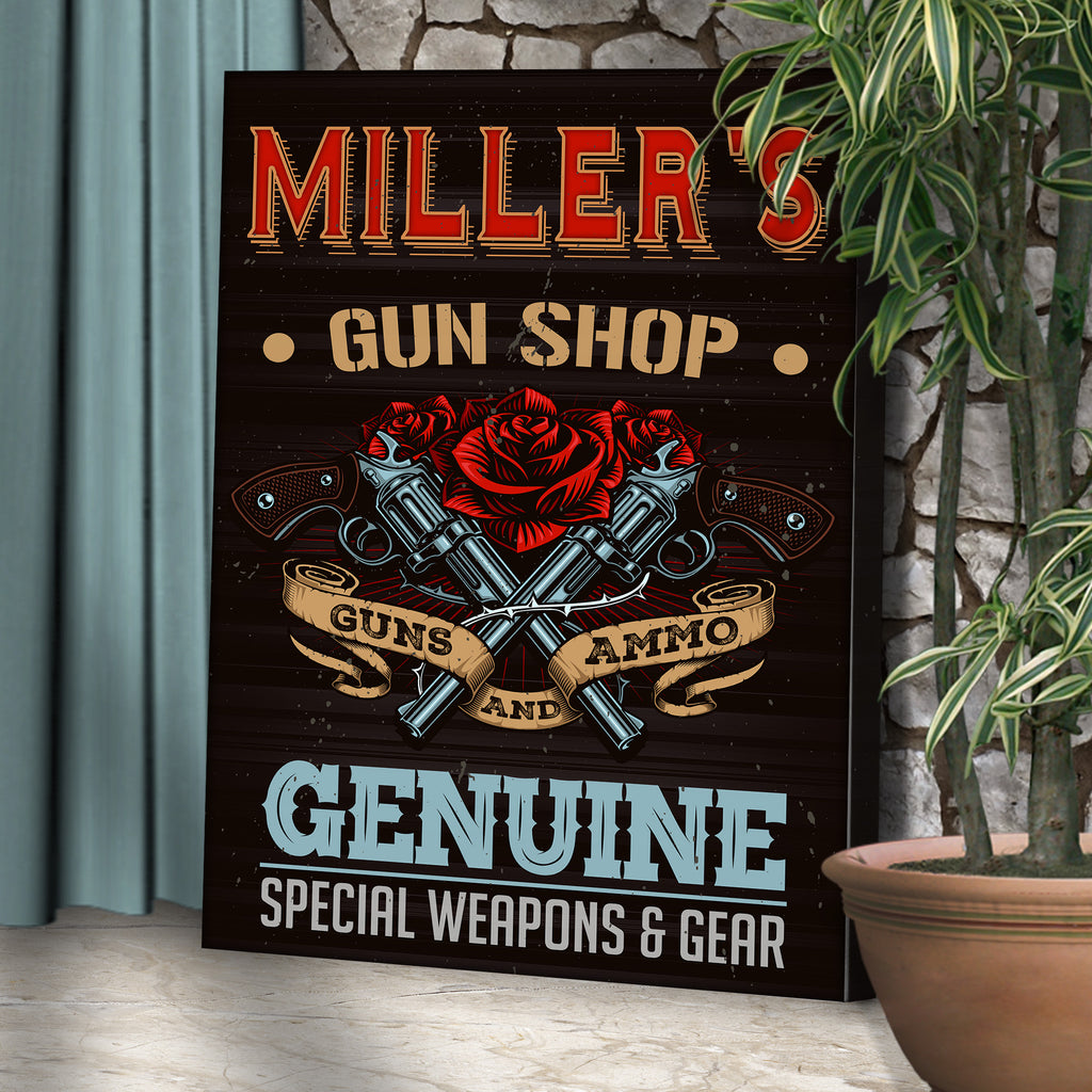 Custom Gun Shop Signs: Stand Out With High-Quality, Durable Advertising - Image by Tailored Canvases