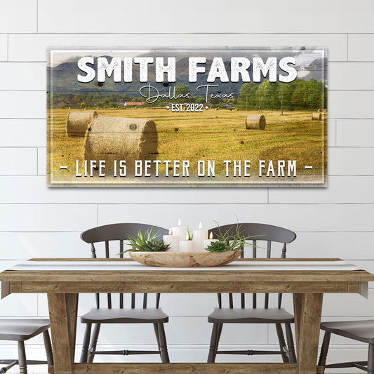 Love a Rustic Interior? Get Farmhouse Signs Now - by Tailored Canvases