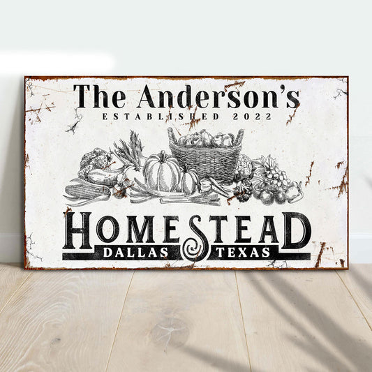 Homestead Signs: Adding A Personal Touch To Your Home - Image by Tailored Canvases