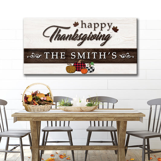 5 Ways to Decorate with Thanksgiving Signs - by Tailored Canvases