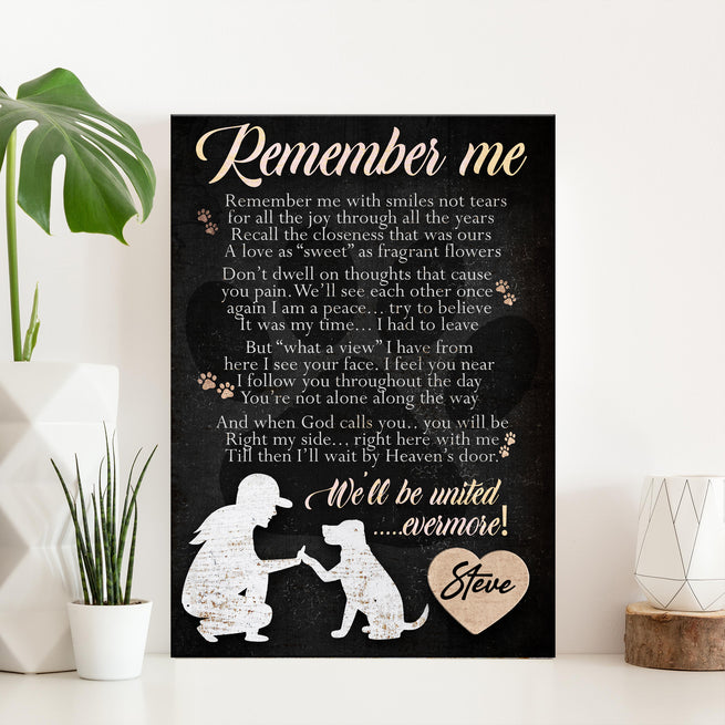 Create A Lasting Tribute With A Pet Memorial Sign - Image by Tailored Canvases