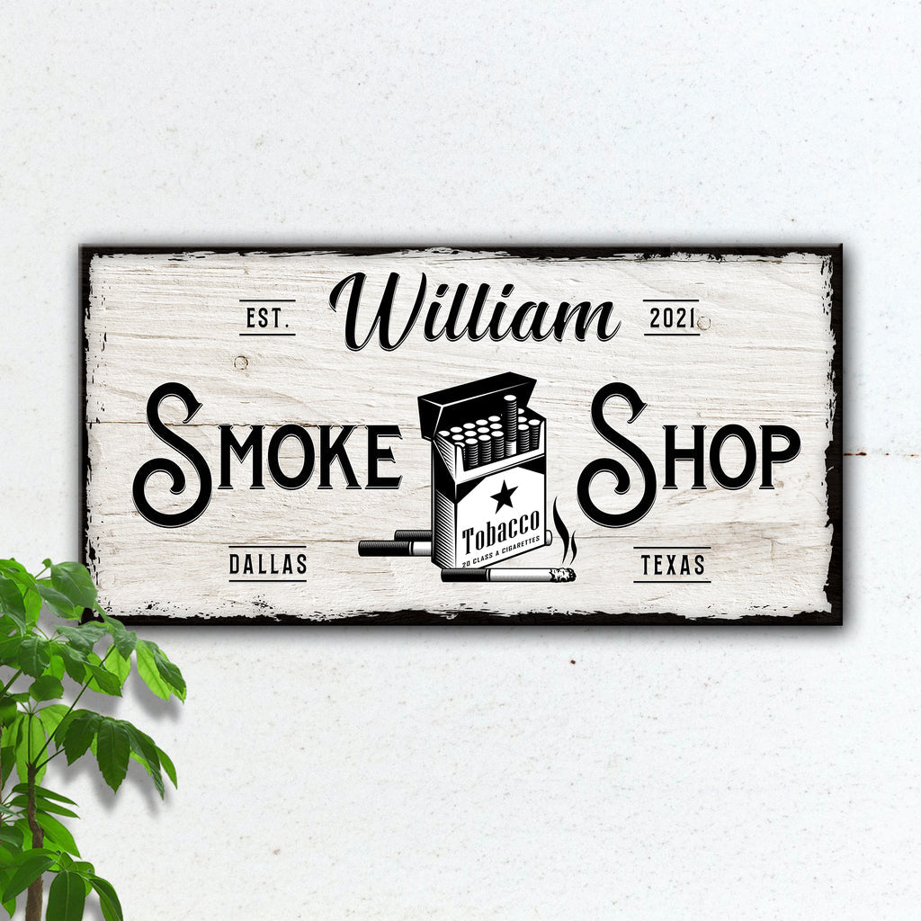 Smoking Hot Signs: How Smoke Shop Signs Help Businesses To Stand Out From The Crowd - Image by Tailored Canvases