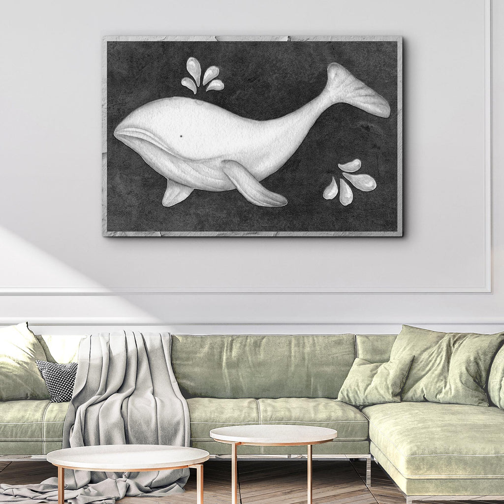 Whale Canvas Wall Art For The Perfect Beach House! - Image by Tailored Canvases