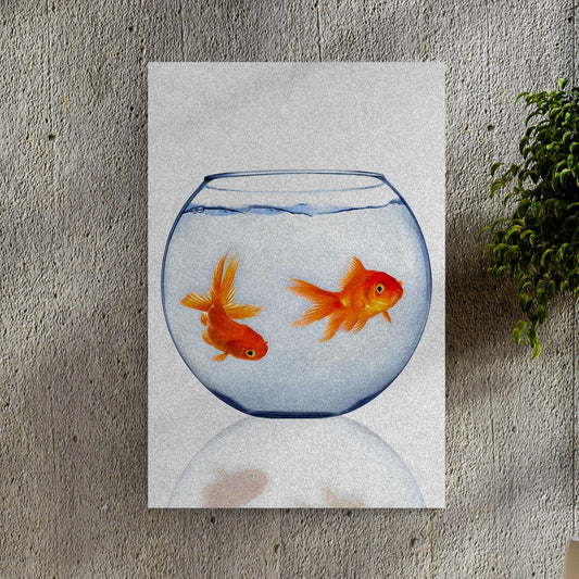 Goldfish Canvas Wall Art That Will Spruce Up Any Room - by Tailored Canvases