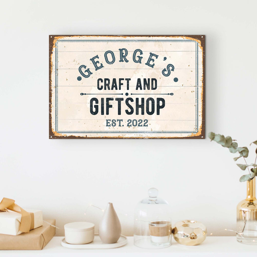 Use Gift Shop Signs To Promote Your Items - Image by Tailored Canvases