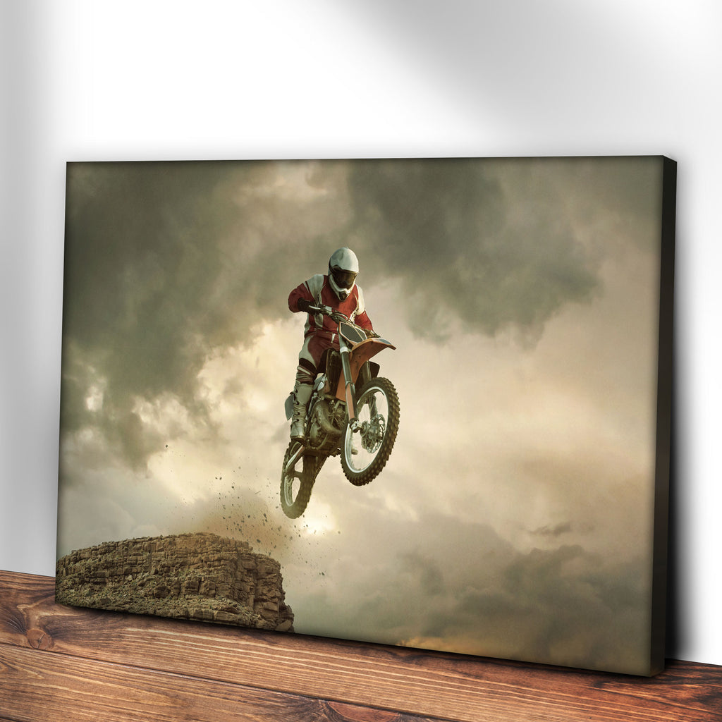 Rev Up Your Home Decor With Customized Motocross Canvas Wall Art - Image by Tailored Canvases