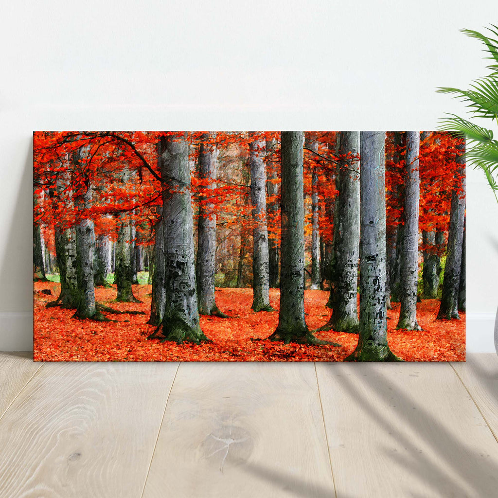 A Touch Of Red: How Red Tree Canvas Wall Art Can Bring Life To Your Home - Image by Tailored Canvases