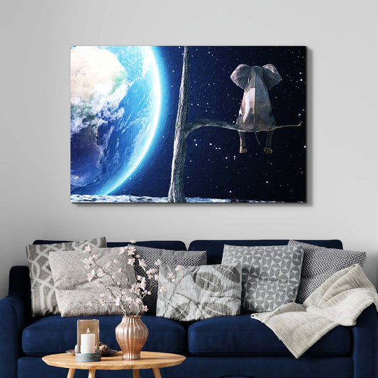 Elephant Canvas Wall Art:  Bring These Friendly Giants Inside Your Home - by Tailored Canvases
