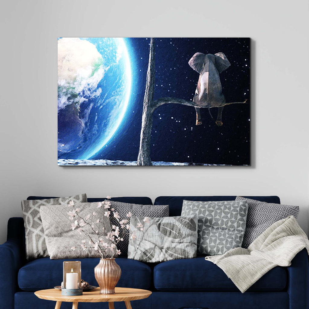 Elephant Canvas Wall Art:  Bring These Friendly Giants Inside Your Home - by Tailored Canvases