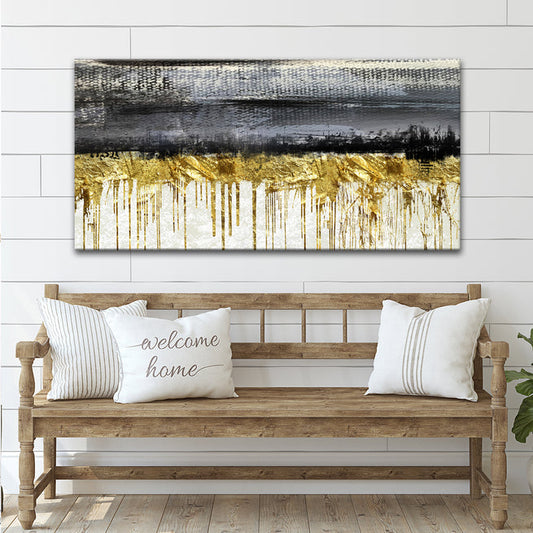 Your Interior Design Just Got Classy, with a Touch of Gold Wall Art - by Tailored Canvases