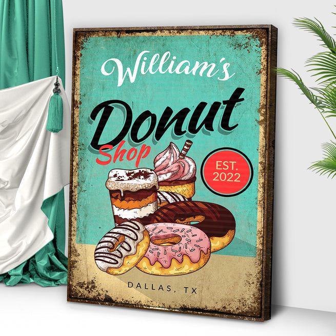 Donut Miss Out: How A Donut Shop Sign Can Sweeten Up Your Business - Image by Tailored Canvases