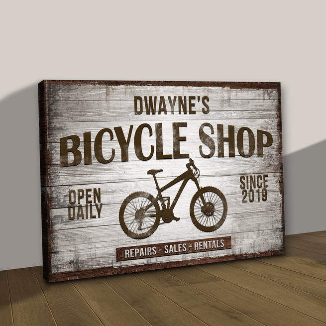 Why A Custom Bike Shop Sign Could Be the Secret To Your Business’ Success - Image by Tailored Canvases