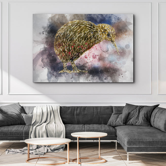 How to Add a Pop of Color to Your Home with Kiwi Wall Art - by Tailored Canvases