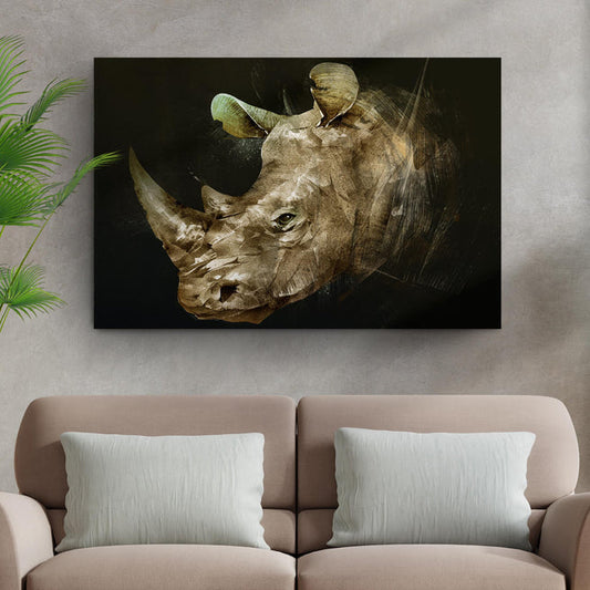 Rhinoceros Wall Art: Unique and Eye-Catching Ideas - by Tailored Canvases