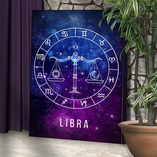 Unlocking the Power of Libra Wall Art: A Look into Its Symbolism and Meaning - Image by Tailored Canvases