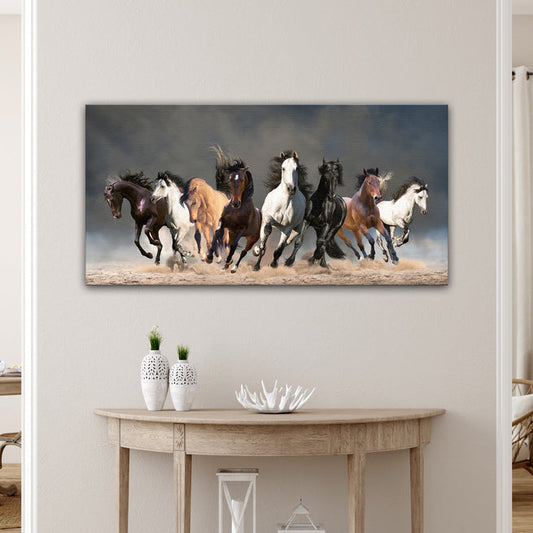 These Horse Wall Art Depicting Herds of Horses Will Add a Touch of the Wild to Your Walls - by Tailored Canvases