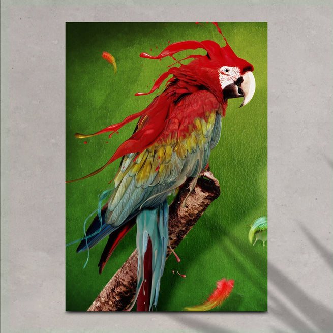 A Guide To Decorating Your Home with Parrot Wall Art - by Tailored Canvases