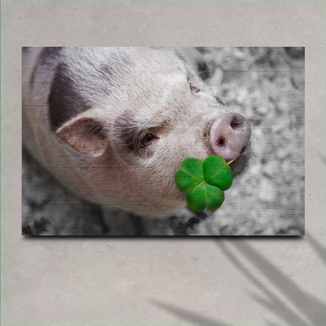 What Do You Love? This Canvas Print Says It All. Here Are Our Top Picks of Pig Signs for Pig Lovers - by Tailored Canvases