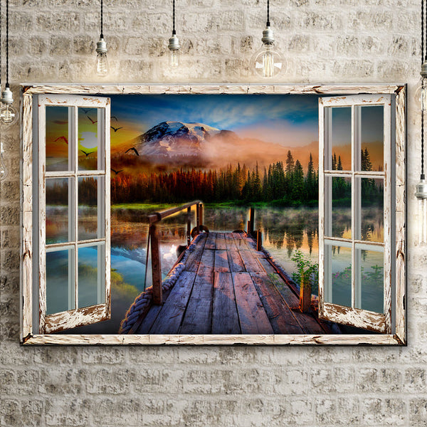 The Art Of Capturing Tranquility A Guide To Lake Canvas Wall Art