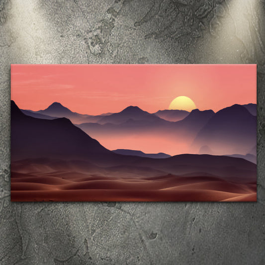 Pink Sky Wall Art: For a Pop of Color and Tranquil Scenery - Image by Tailored Canvases
