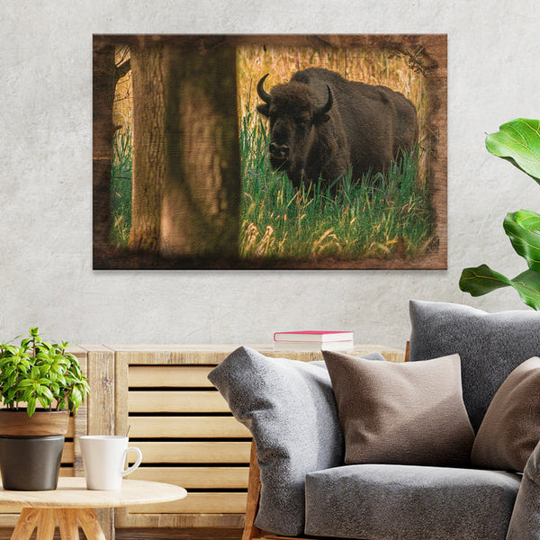 How To Decorate Your Walls With Tailored Canvases' Buffalo Canvas Wall Art Tailored Canvases