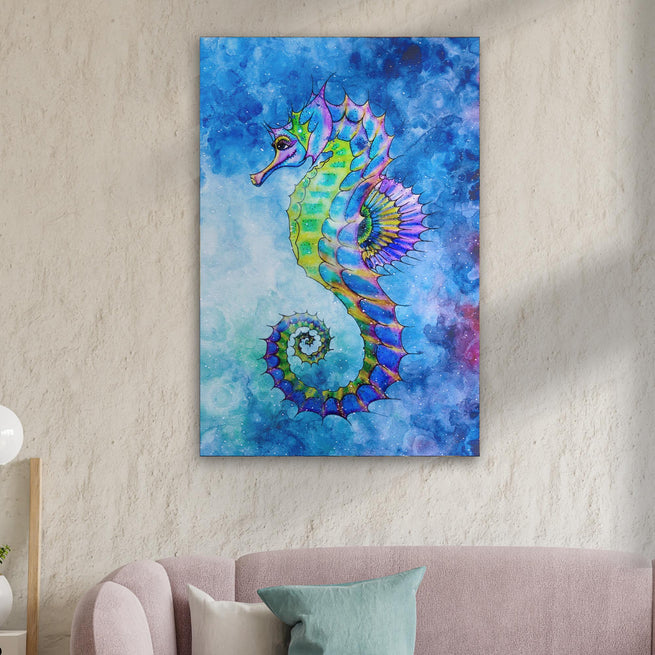 famous seahorse painting