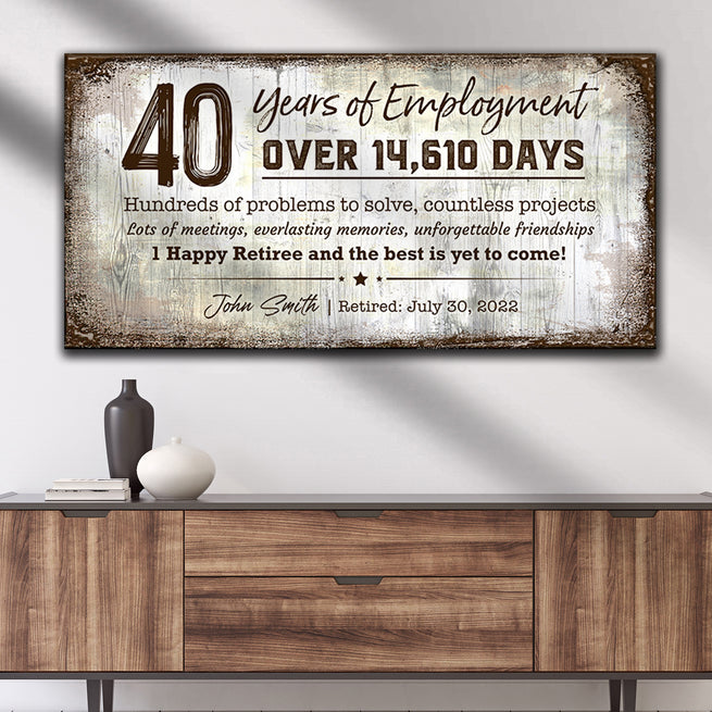 Cheers To Retirement: Raise A Glass To The Good Life With A Happy Retirement Sign - Image by Tailored Canvases