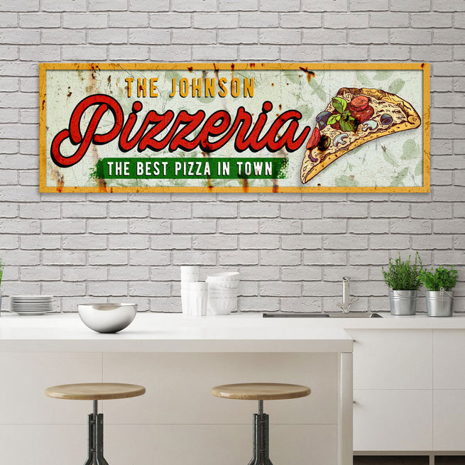 Give Your Home An Italian Taste With Customized Pizzeria Signs - by Tailored Canvases
