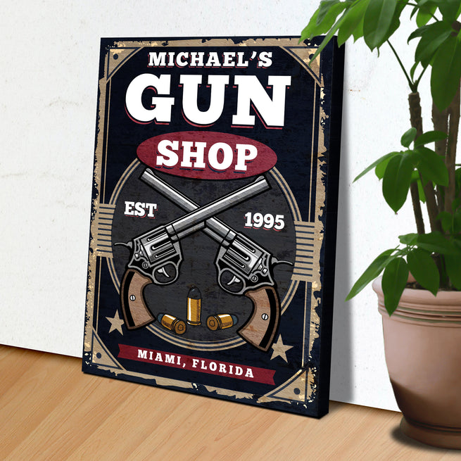 Customize Your Gun Shop: How Gun Shop Signs Can Transform Your Space - Image by Tailored Canvases