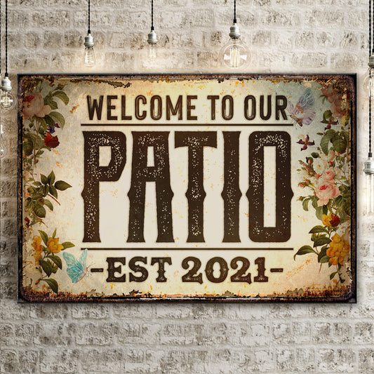 Customized Patio Signs for Every Occasion and Style - by Tailored Canvases