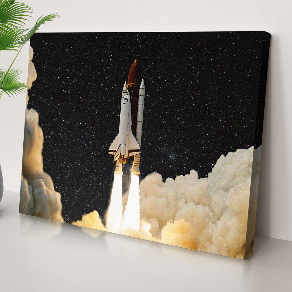 Blast Off To Space With Tailored Canvases: Elevate Your Home Decor With Space Shuttle Canvas Wall Art - Image by Tailored Canvases