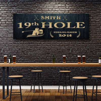 Fore! Make A Statement With Stunning 19th Hole Signs