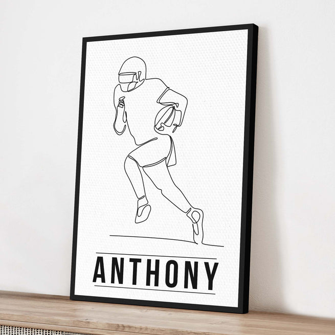 Score A Goal With Tailored Canvases: Football Signs For Home Decor - Image by Tailored Canvases