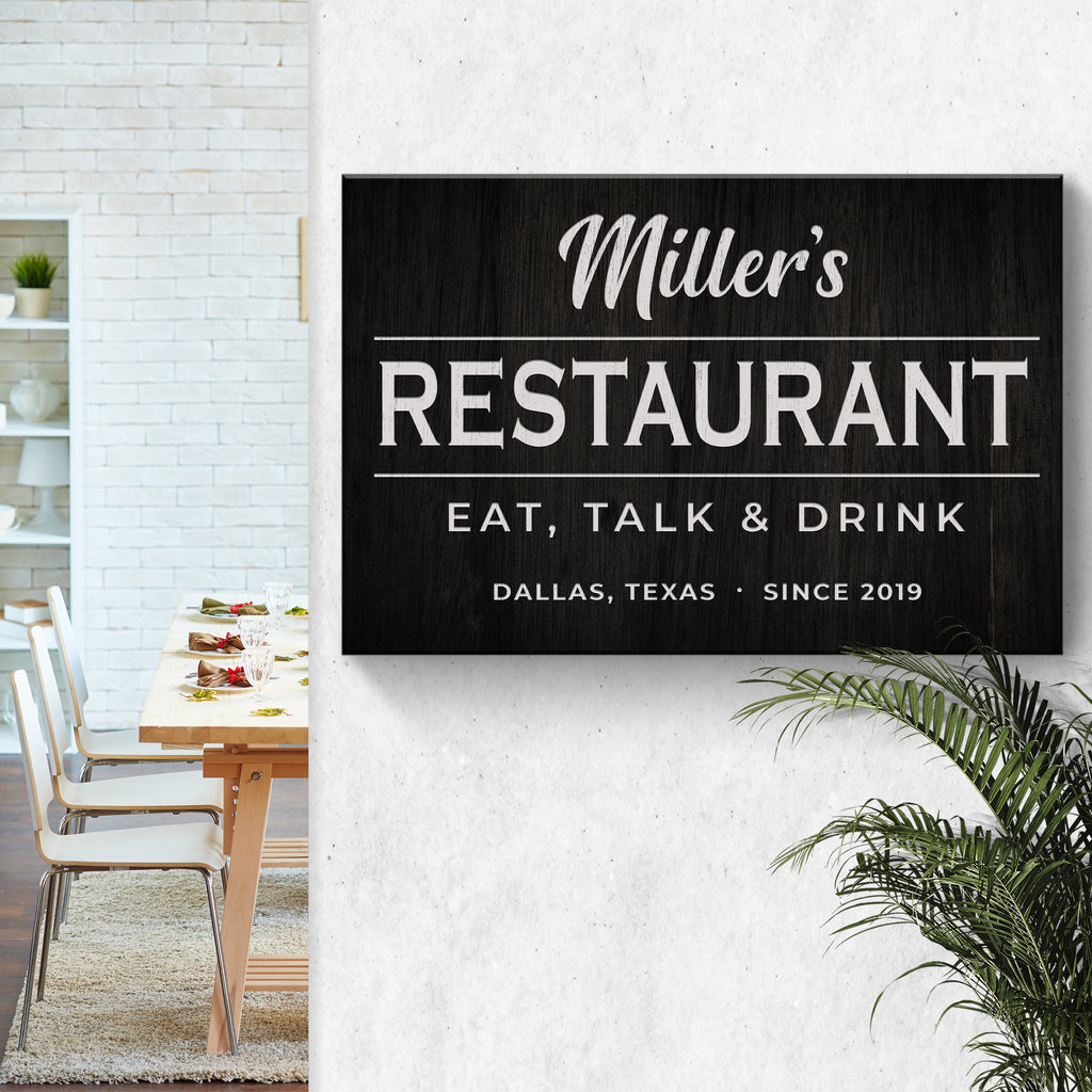 The Art of Dining: How To Decorate Restaurant Walls Effectively - Image by Tailored Canvases