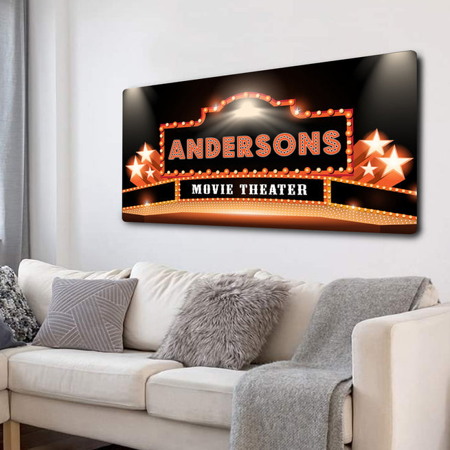 Why Every Movie Theater Fan Needs Personalized Theater Signs - by Tailored Canvases