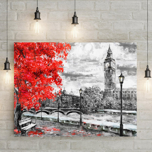 Get Inspired by the Majesty of Trees with Our Collection of Red Tree Wall Art - by Tailored Canvases