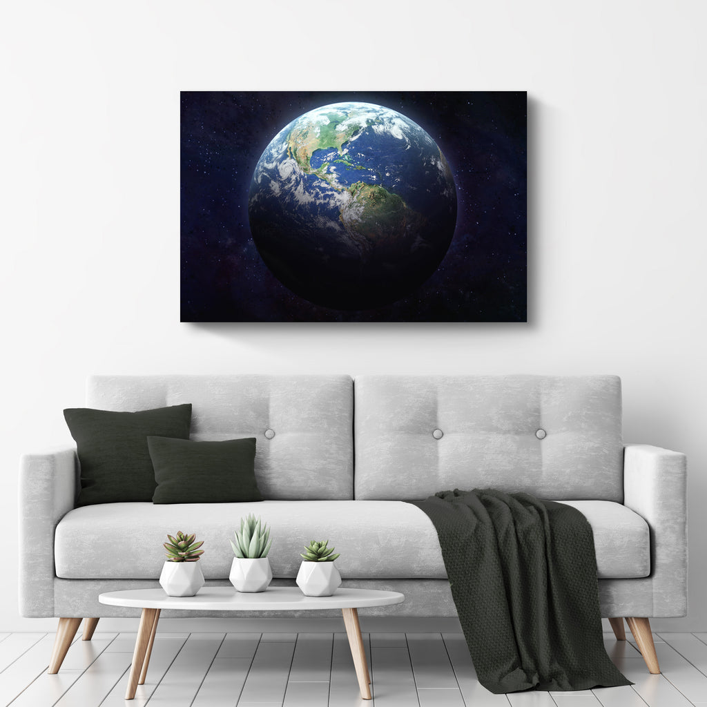 Globe Canvas Wall Art Brings The World To You - Image by Tailored Canvases