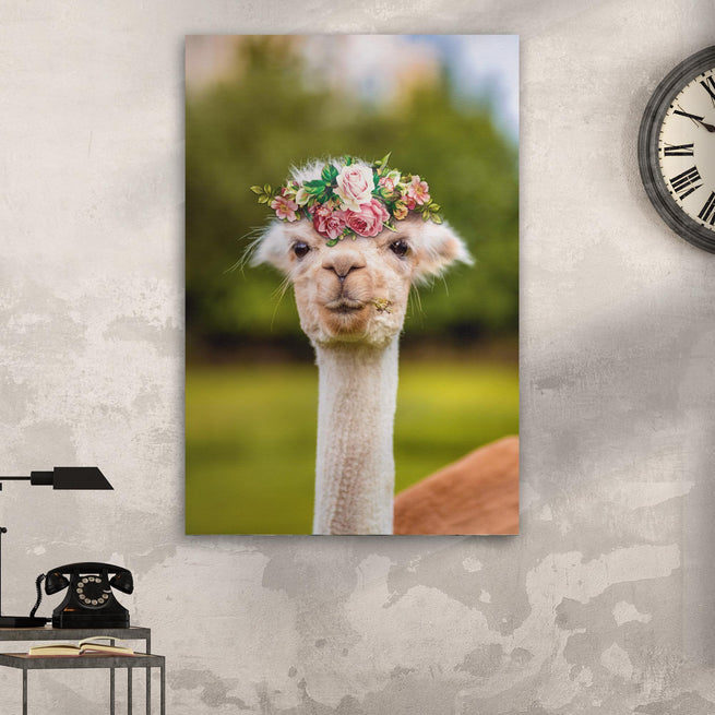 Llama Canvas Wall Art: Adding Whimsy And Style To Your Home Decor - Image by Tailored Canvases