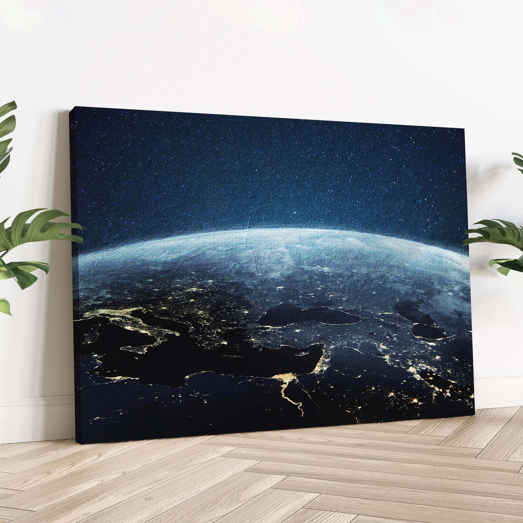 5 Decorating Tips For Tailored Canvases' Earth Wall Art - Image by Tailored Canvases